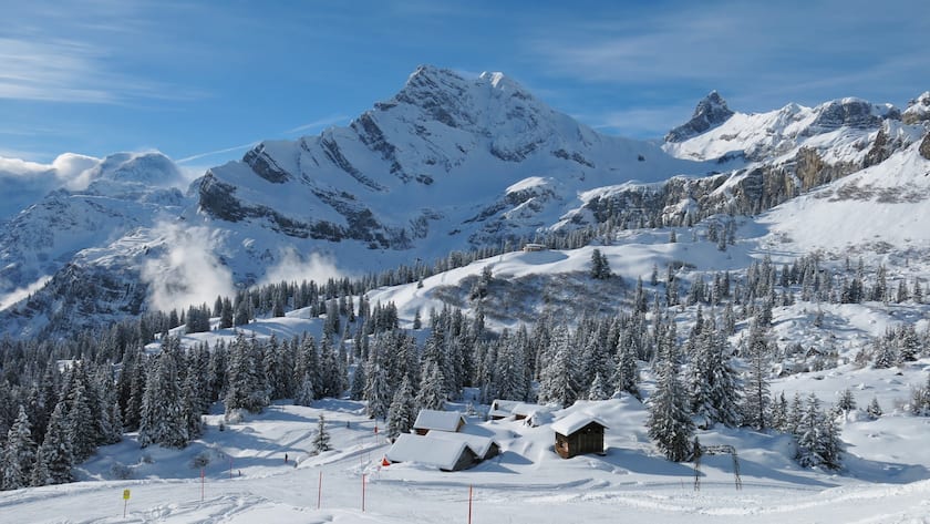 Ende des Skigebiets: So viel Wert können Ferienhäuser und Wohnungen in den Bergen verlieren Skipiste in Braunwald im Kanton Glarus.