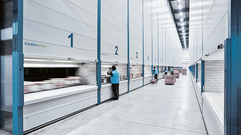 Eine der besten Schweizer Aktien der letzten 15 Jahre soll erneuten Schub erhalten Ein Lagerlogistiksystem aus dem Hause Kardex.