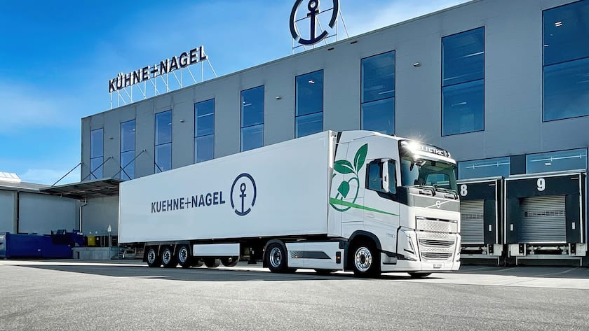 E-Truck von Kühne+Nagel.