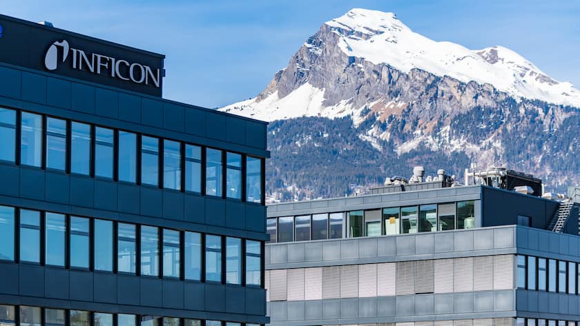 Analysteneuphorie treibt Aktie von Schweizer Halbleiter-Zulieferer in Richtung Allzeithoch Firmengebäude von Inficon in Balzers.