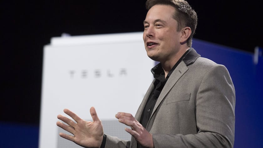 Aktien von Tesla brechen ein - Kommt die Fusion mit SpaceX? Elon Musk ist CEO des Elektroautoherstellers Tesla.