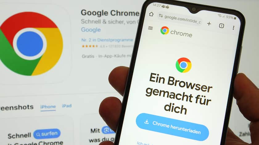 Alphabet-Aktie: Nach den Quartalszahlen auf die Gegenreaktion setzen Das Logo des Webbrowsers Google Chrome.