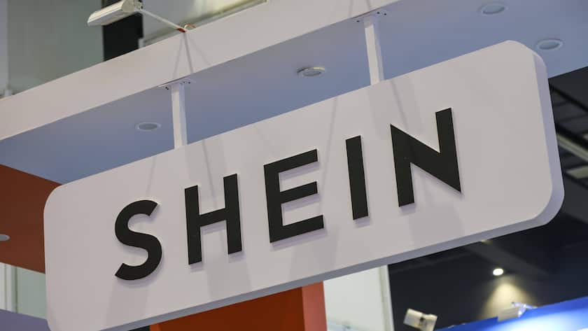 Der Schriftzug der Billigmode-Firma Shein.