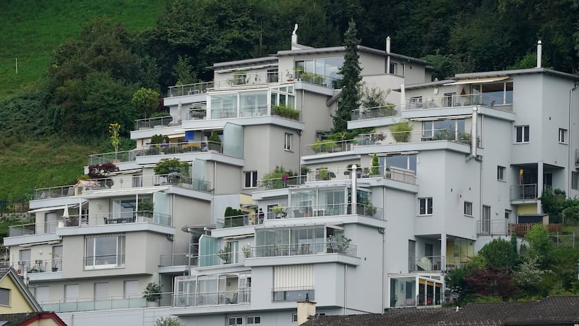 UBS-Studie: Die Folgen der Initiative «Keine 10-Millionen-Schweiz» für den Immobilienmarkt Terrassensiedlung in der Schweiz.