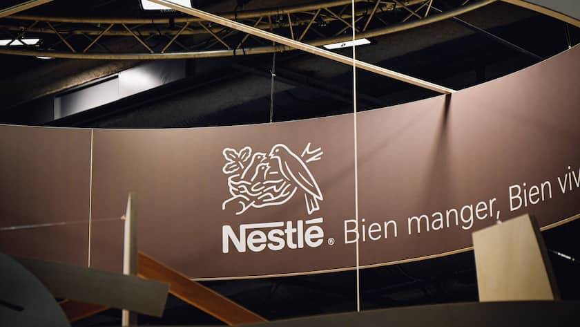 US-Bank gibt Nestlé-Aktie weiteren Schub – Wird 2027 ein «herausragendes Jahr»? Stand von Nestlé an einer Messe in Paris im Februar 2026.