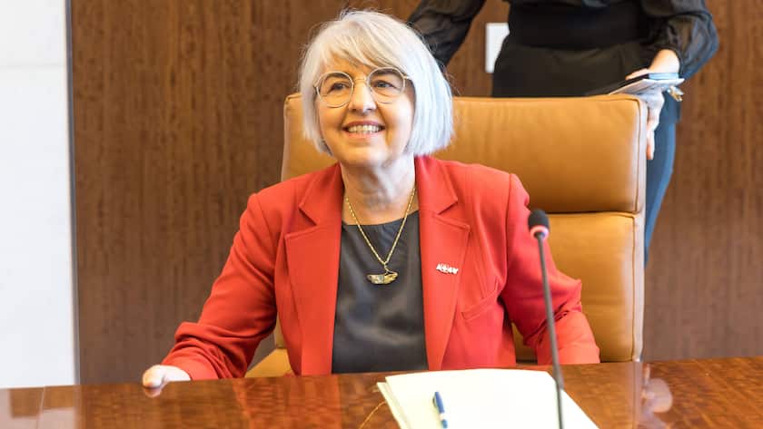 Krankenkassenprämien in der Schweiz steigen 2027 im Schnitt um 5 Prozent Elisabeth Baume-Schneider im UN-Headquarter in New York, USA (März 2025).
