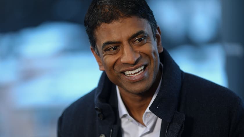 Novartis ist im dritten Quartal zurück auf Wachstumskurs - und erhöht Ausblick Novartis-Chef Vas Narasimhan bei einem Interview am WEF 2020 in Davos.