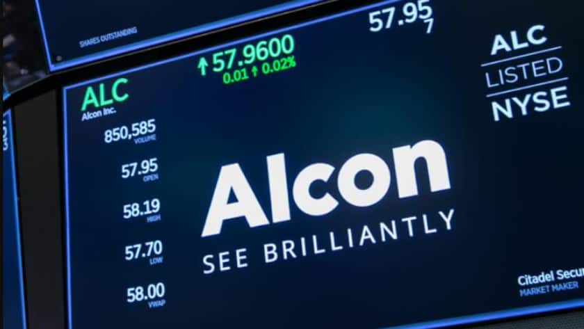 Alcon-Zahlen: Investoren hoffen auf ein Ausbleiben des Mai-Schocks Börsentafel in den USA.