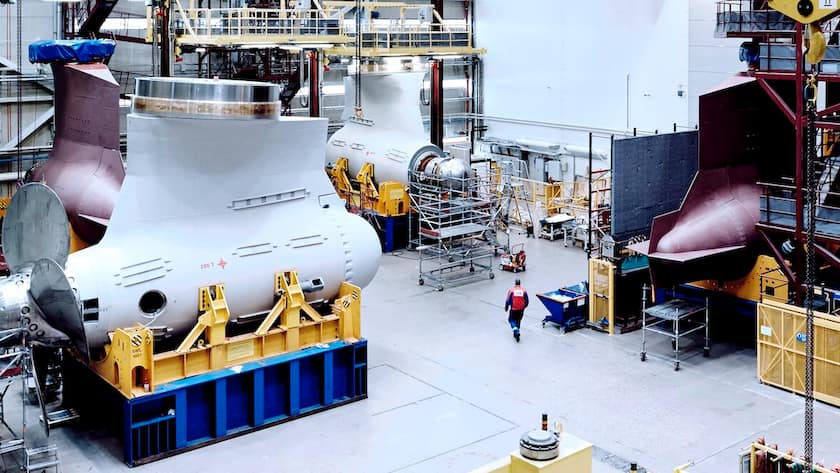 Analystenurteile bremsen ABB-Aktie nach Rekordhoch Das Schiffsantriebssystem «Azipod» bei der Fertigung im ABB Marine House in der Nähe von Helsinki, Finnland.